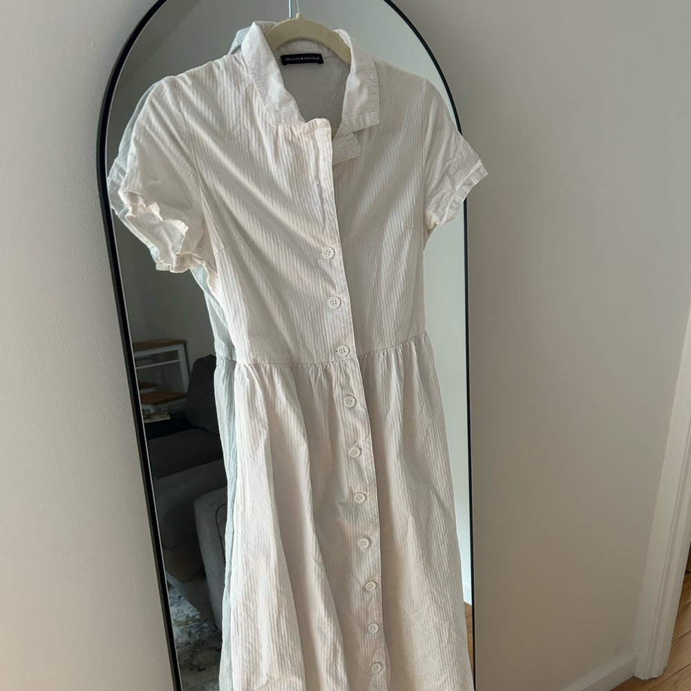 Brandy Melville white midi dress